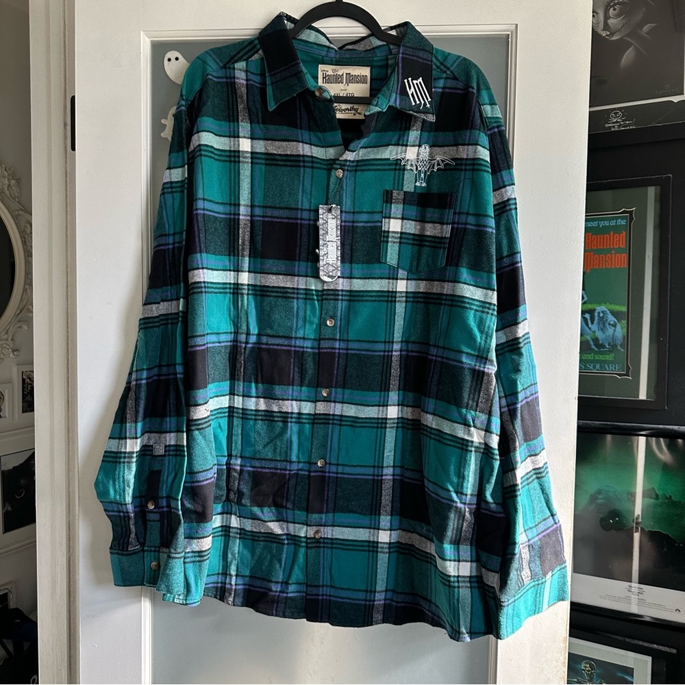 Cakeworthy Disney Haunted Mansion Flannel Shirt - Picture 6 of 6